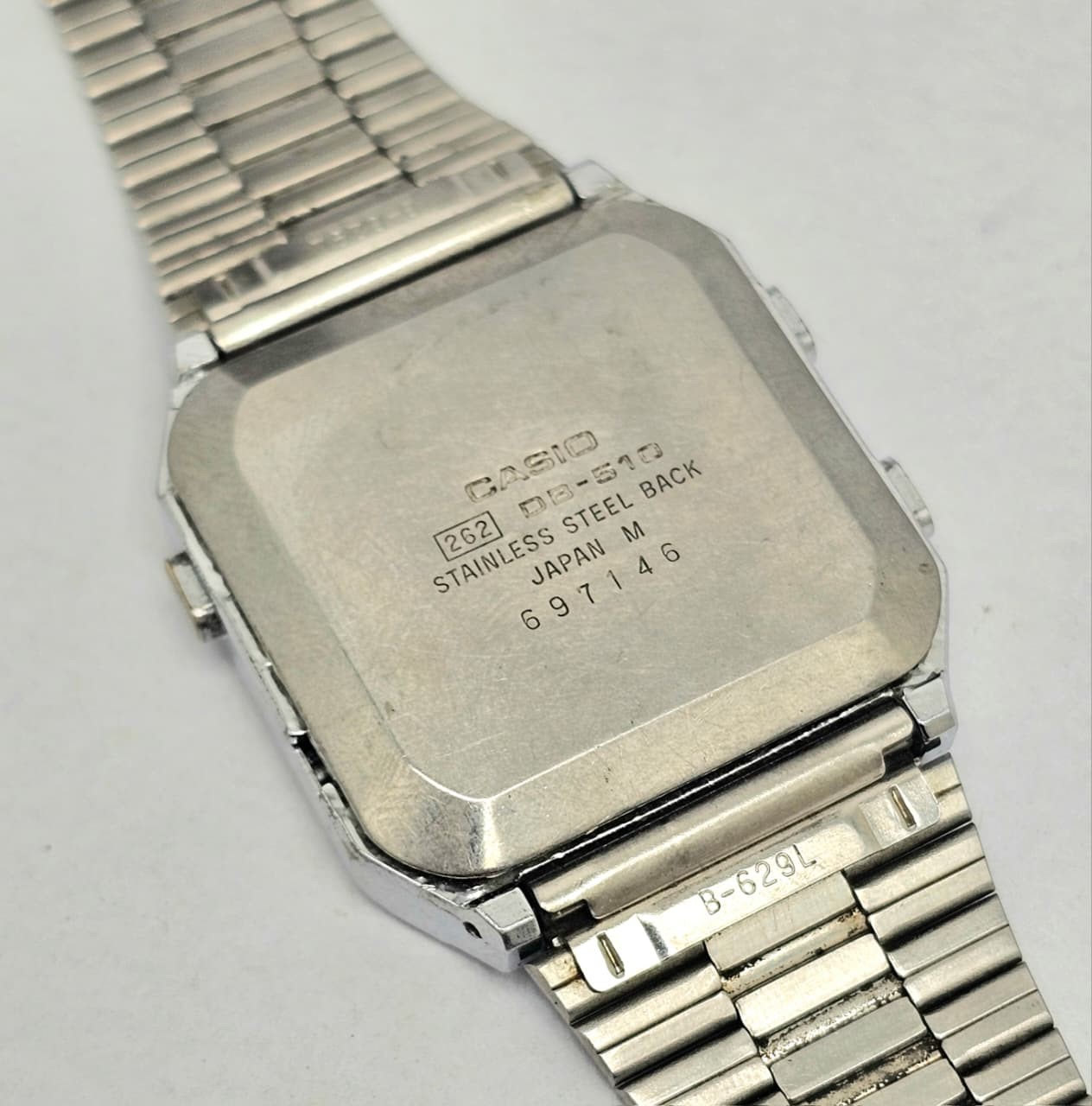 CASIO DATA BANK DB-510 TELEMEMO 30 MODULE 262 DIGITAL VINTAGE MEN’S WATCH
