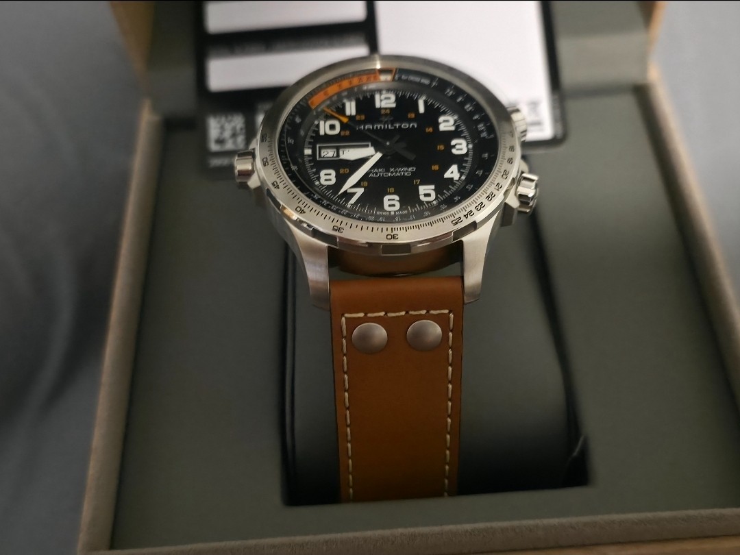 Hamilton Khaki Aviation X-Wind Auto H77755533 45mm Black Dial BNIB