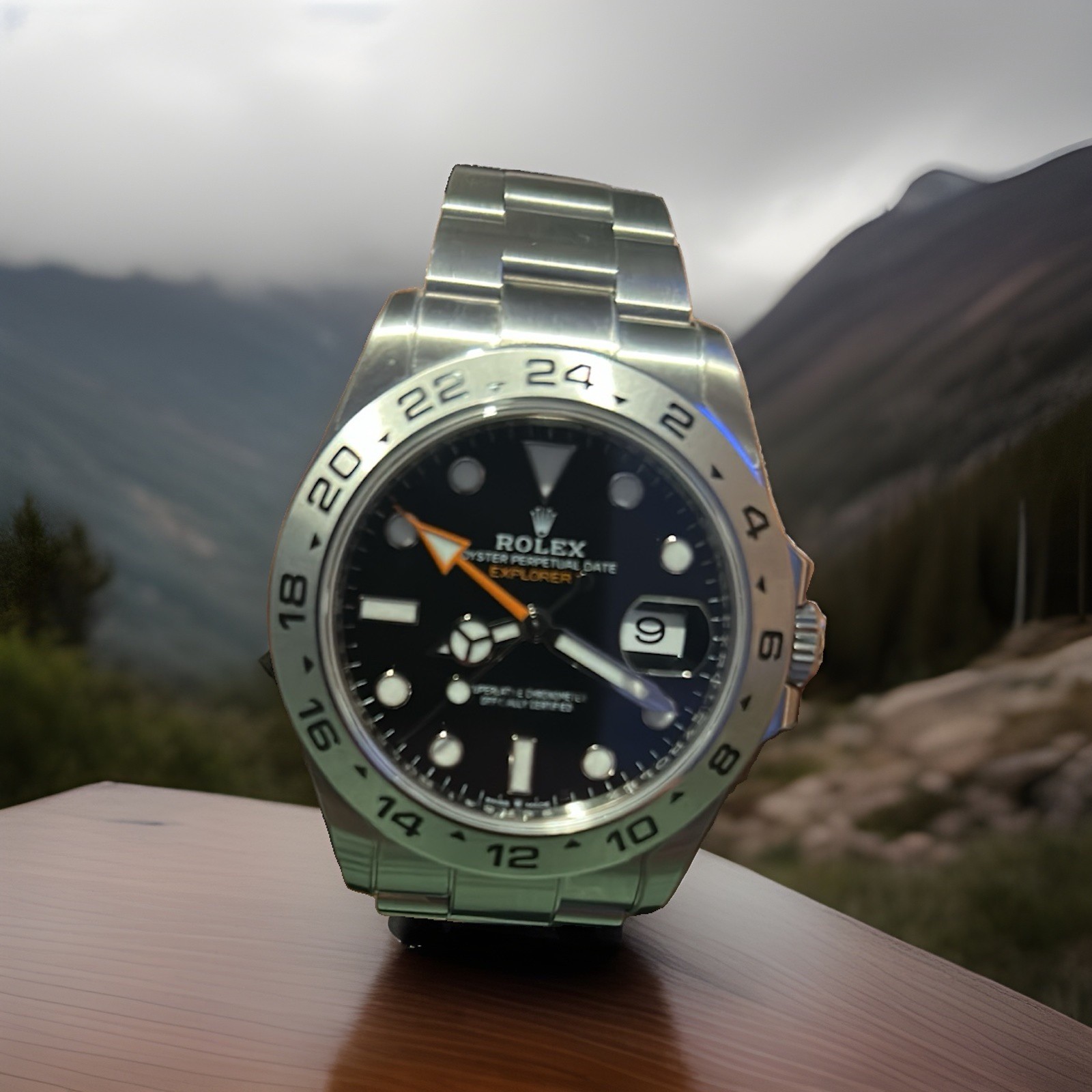 Rolex Explorer II 42mm Black Dial Auto 24-Hour Bezel Box Papers 2022