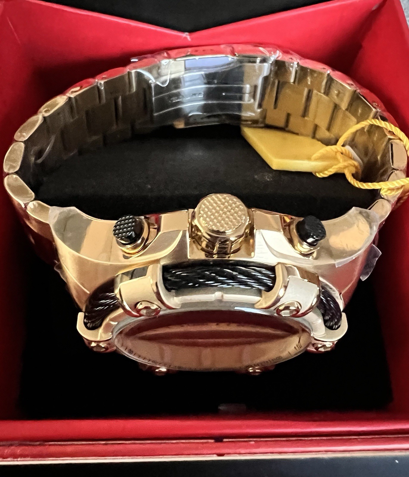 25515 – Invicta Bolt Ace Men’s Watch – 52mm, Yellow gold-tone VD54 Quartz