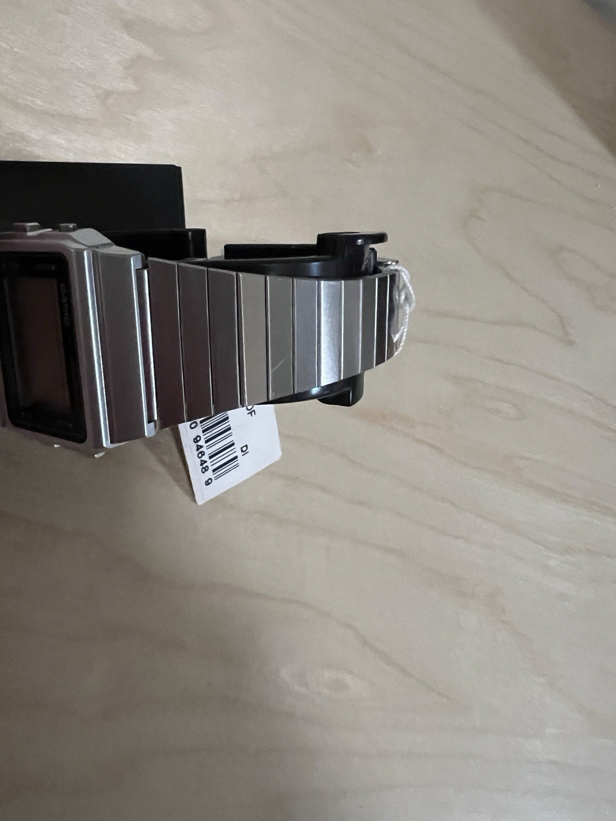 Casio Men’s Retro Vintage Databank Telememo Calculator Silver Watch DBC611-1DF