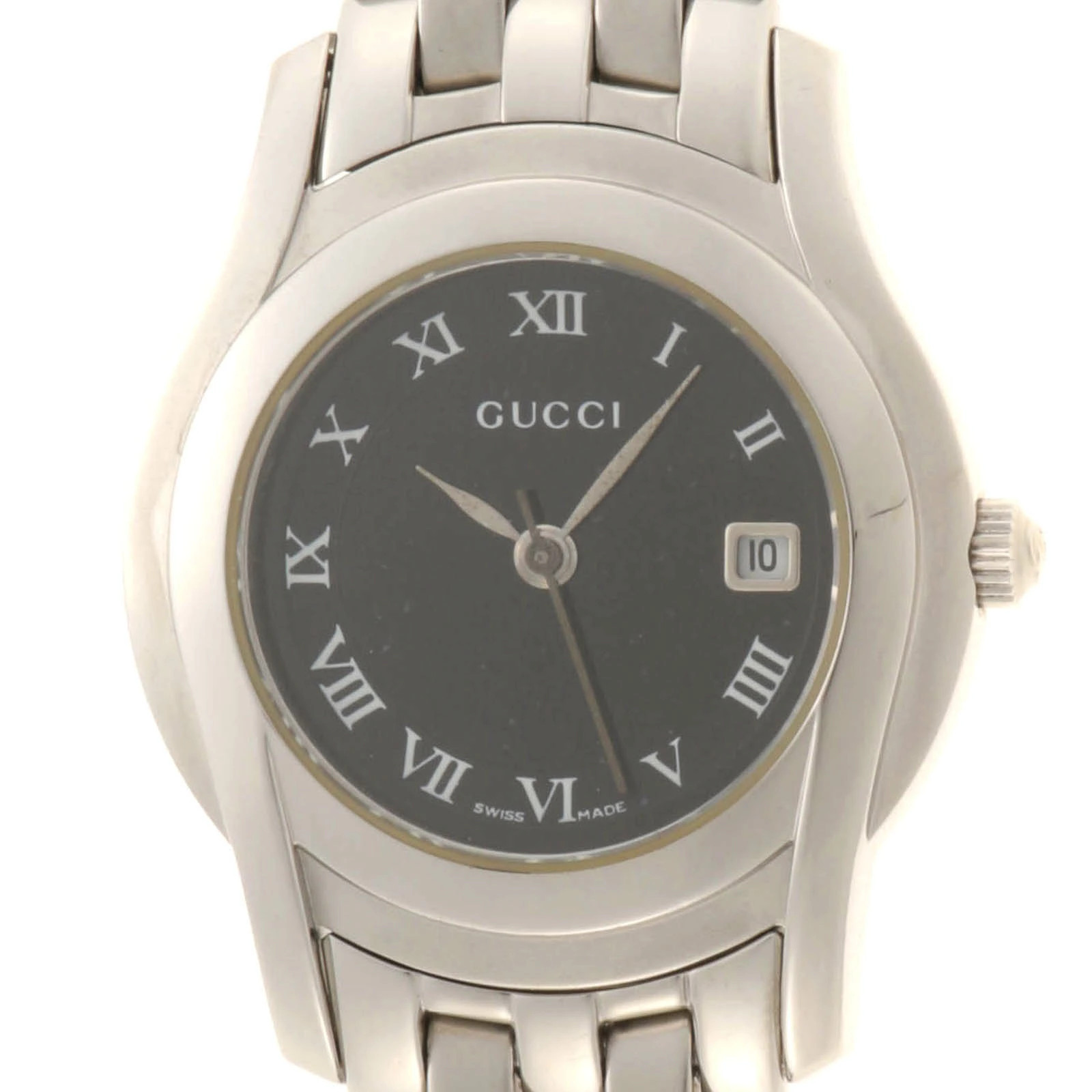 GUCCI G Class 5500L Stainless Steel Quartz Black Dial Women’s Used 430 214810415
