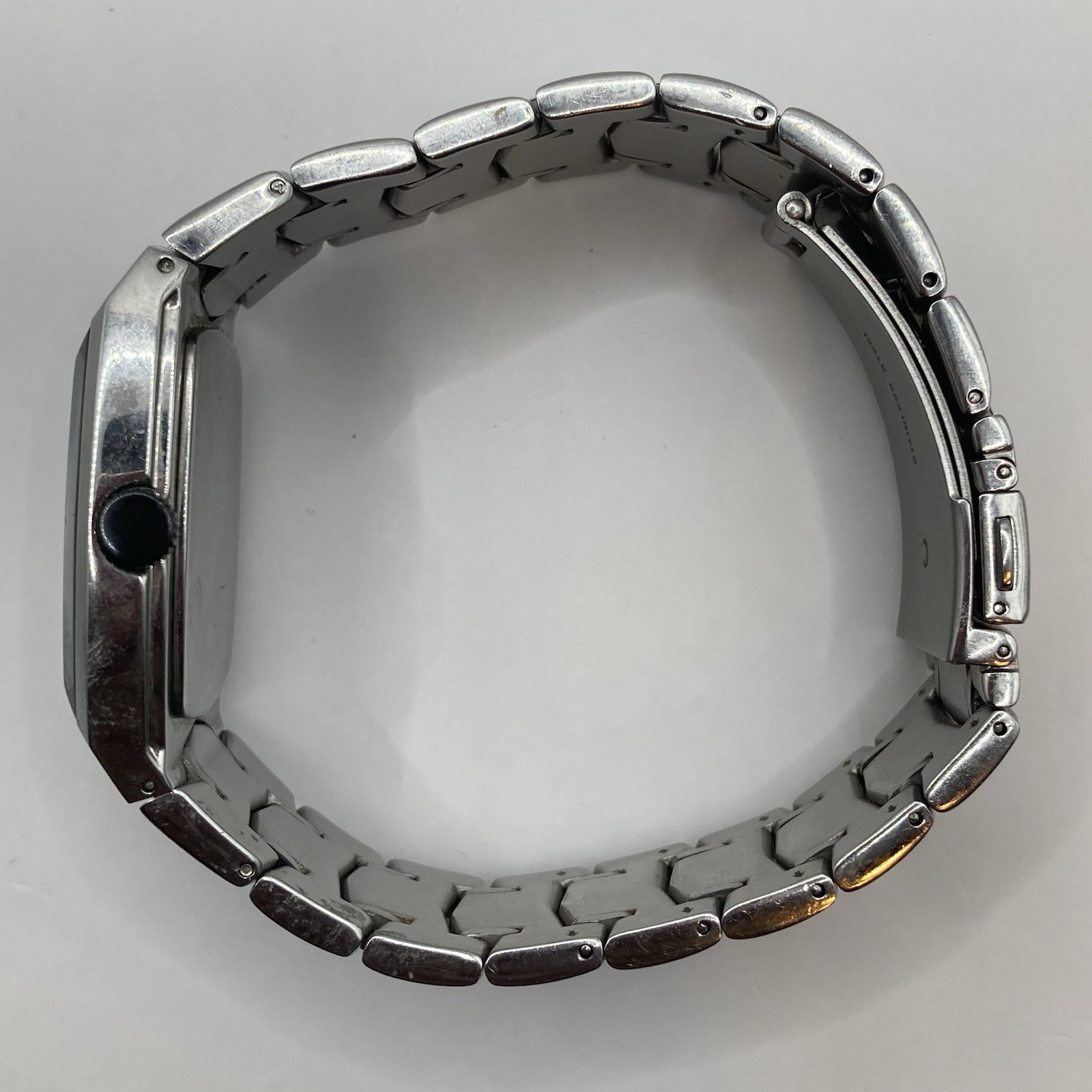 Fossil Arkitekt FS-4156 Men’s Watch Black Diamond Dial Stainless Steel Bracelet