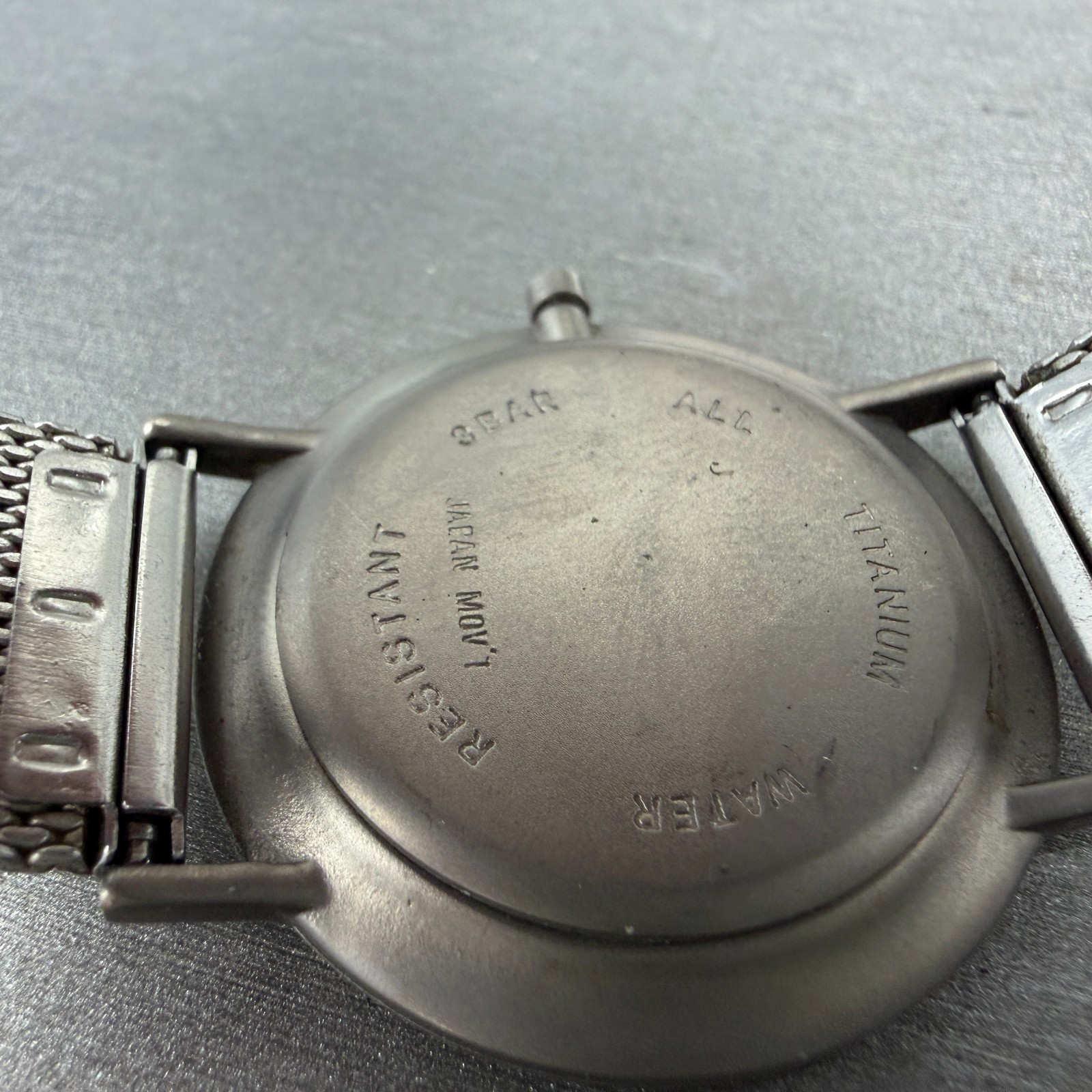 Boccia Titanium Watch Men 34mm Gray Dial Titanium Case Date Round New Battery