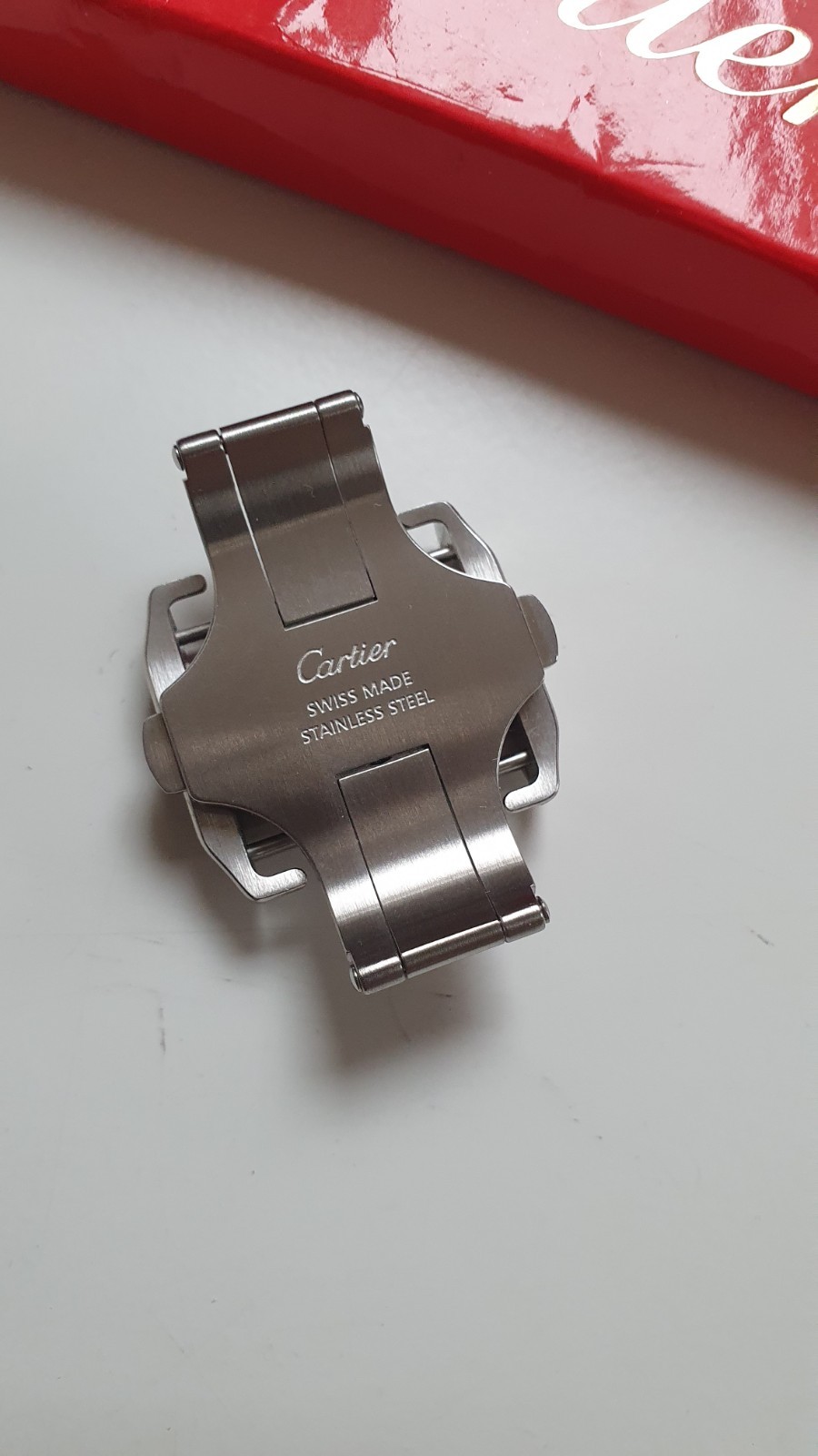 100% GENUINE CARTIER SANTOS DEPLOYMENT CLASP MX00311Z FOR SANTOS 2656 NEW IN BOX