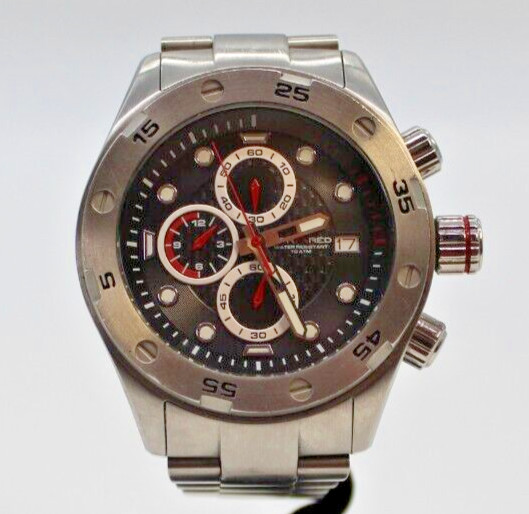 RARE INFRARED BLAZING CHALLENGER QUARTZ CHRONOGRAPH WR 100M MEN’S WATCH