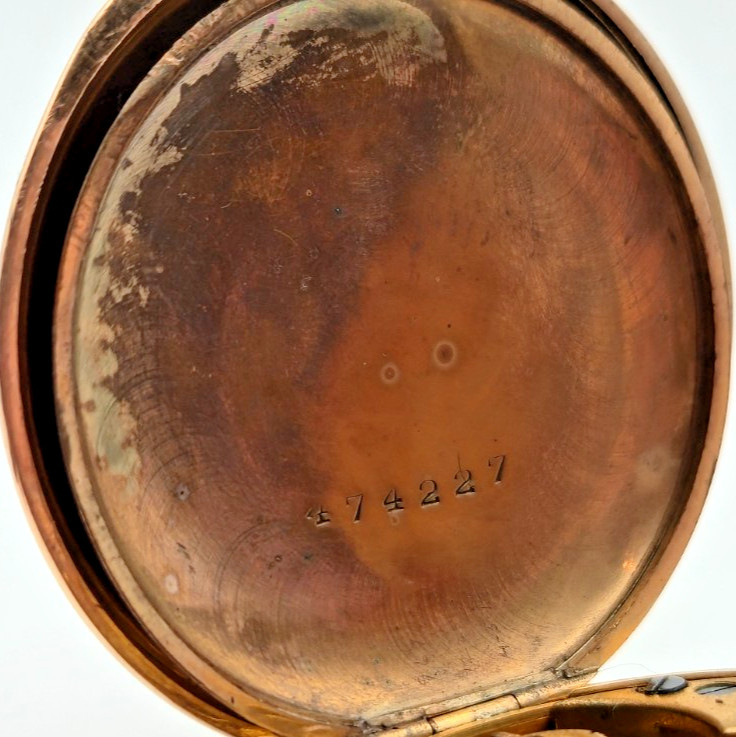 Antique 1889 Elgin 6s Hunter Pocket Watch GF America Case Grade 95 Model 1 RUNS