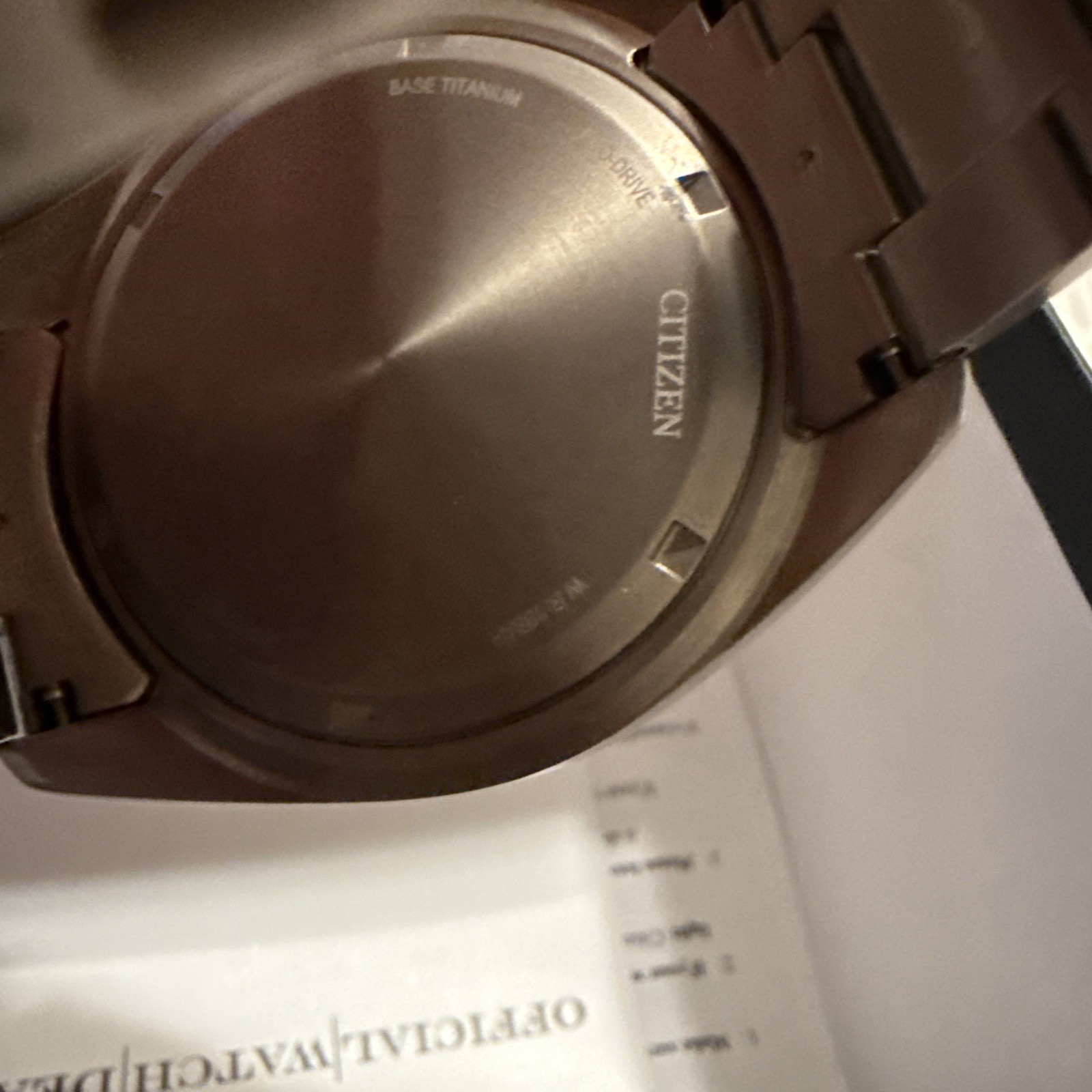 Citizen Eco-Drive Garrison Silver-tone Super Titanium Bracelet Watch