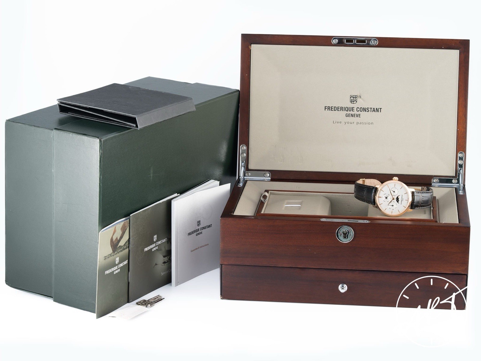 *Rare* Frederique Constant Manufacture Slimline Perpetual Calendar Watch w/ B&P