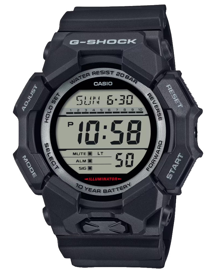 Casio G-Shock Digital Black Bio-based Resin Watch GD-010-1