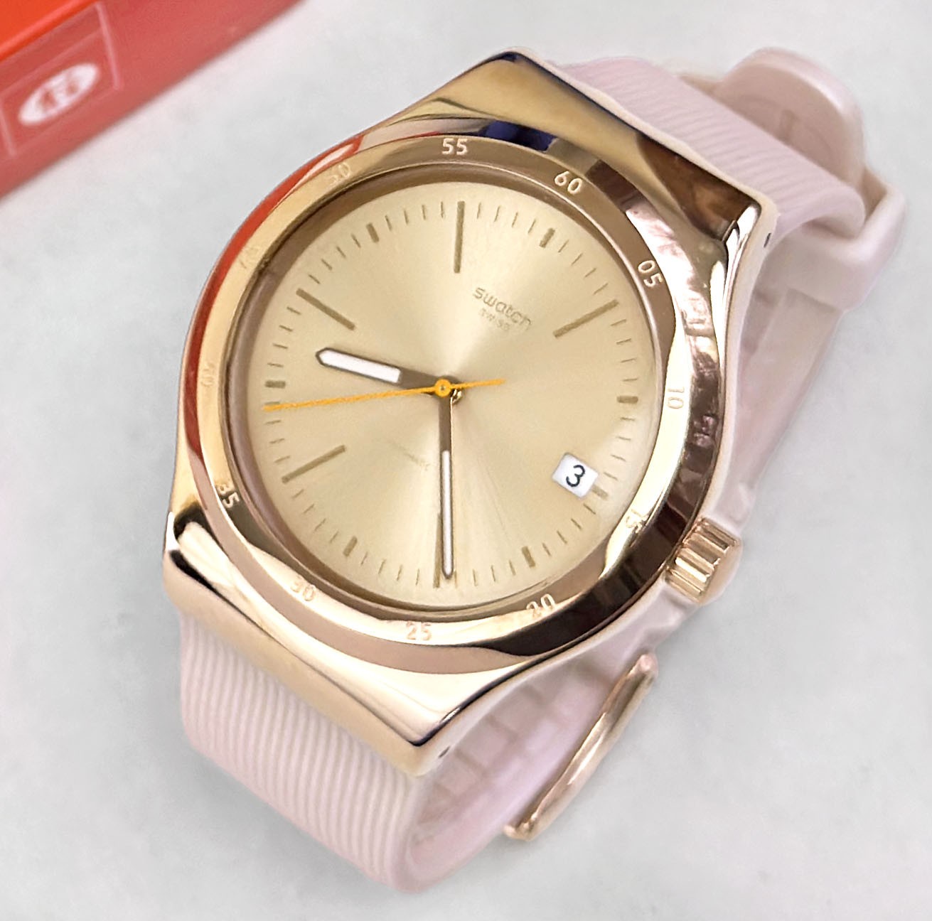 SWATCH IRONY sistem51 Swiss ETA Automatic Date YIG402 SECRET MOVES 42mm Watch