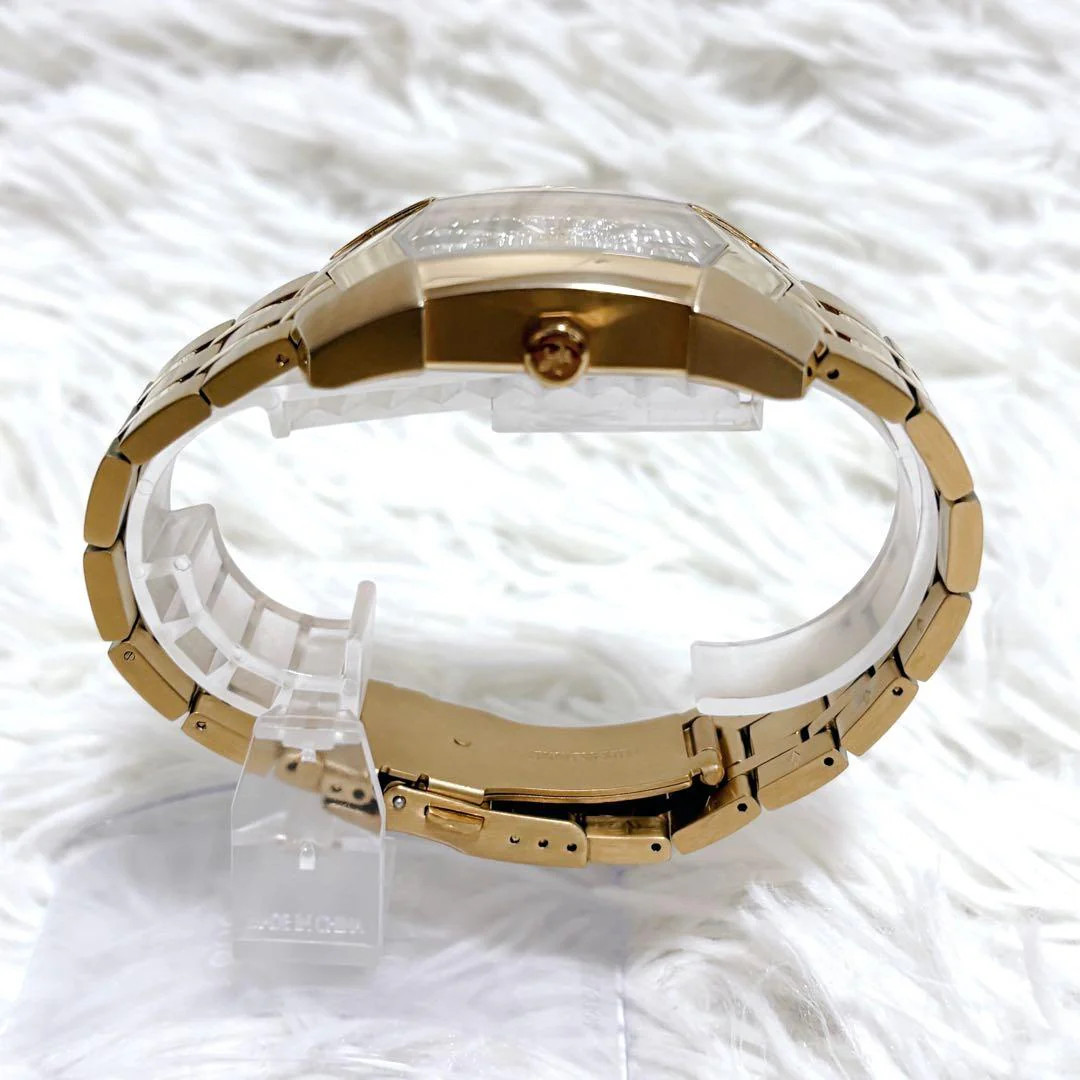 AVALANCHE CRYSTAL CARTER RICARDO Quartz Gold Stainless Steel Diamonds Swarovski