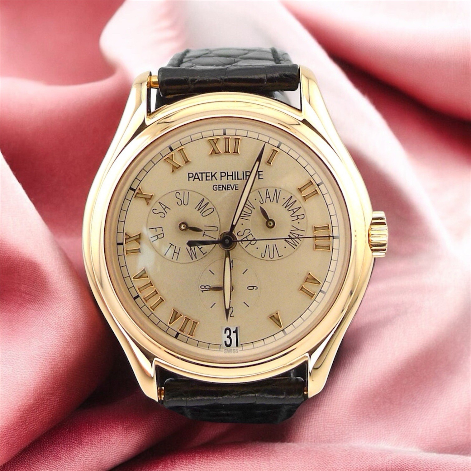 Patek Philippe Complications 18k Rose Gold Men’s Watch – 5035R