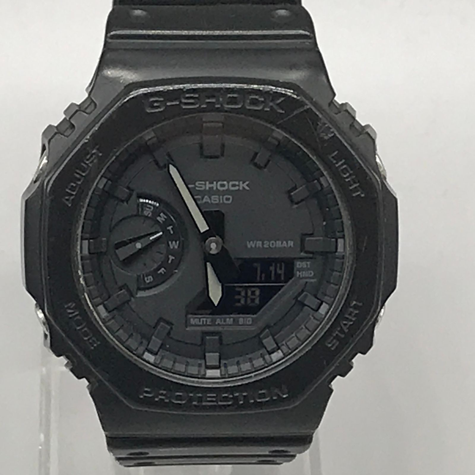 Casio G-Shock GA-2100-1A1JF Analog-Digital Resin Carbon Fiber Black From Japan