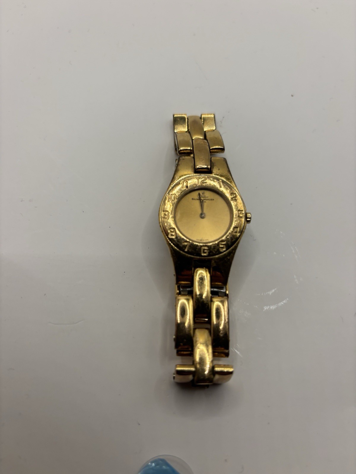 BAUME & MERCIER “Linea” GP Quartz Watch Used**NEEDS A BATTERY” FAIR CONDITION