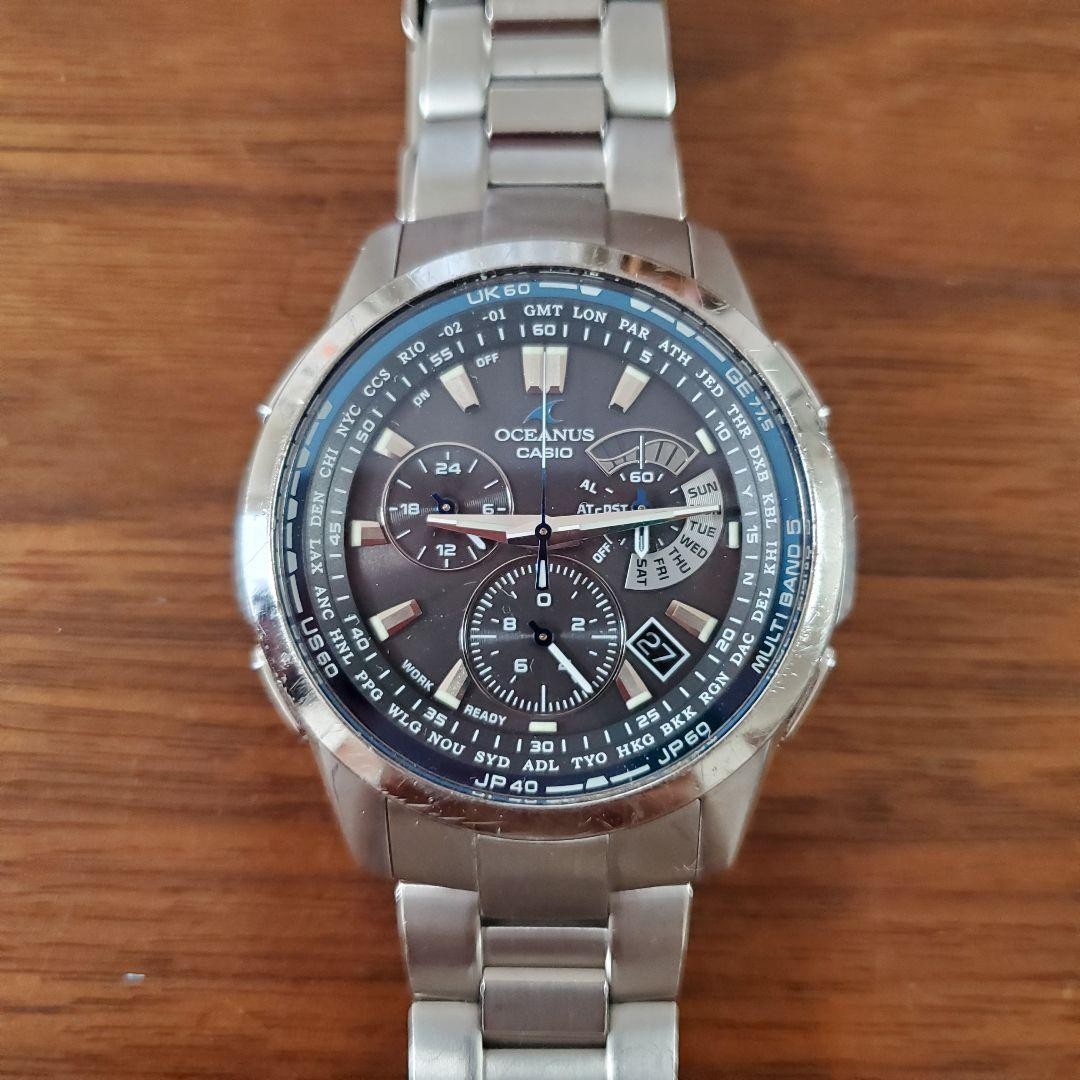 CASIO Oceanus OCW-M700 TITANIUM Men’s Watch Solar Chronograph Casual / Formal