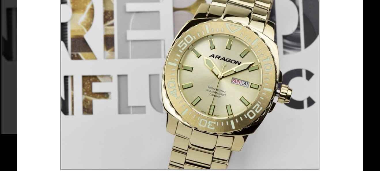 Aragon Parma Gold Automatic 48mm