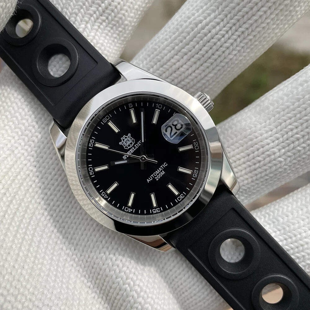 STEELDIVE SD1934 Retro Water Ghost Sapphire NH35 Automatic Diver Watch