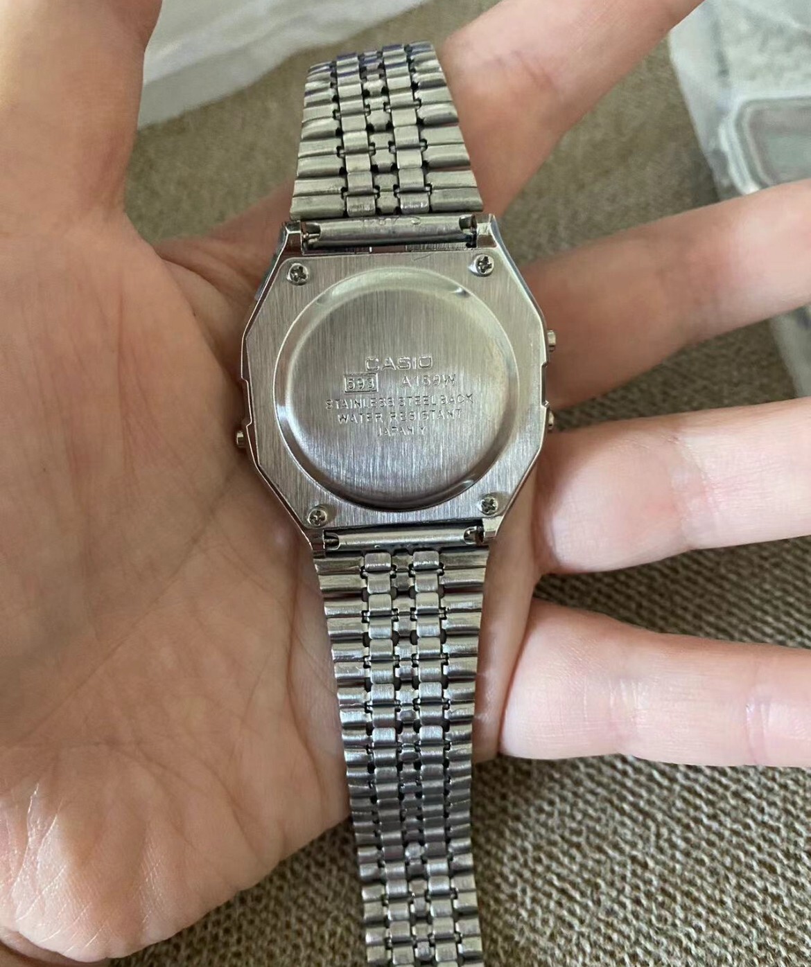 Casio Classic A158WA-1DF Wrist Watch for Men – Silver