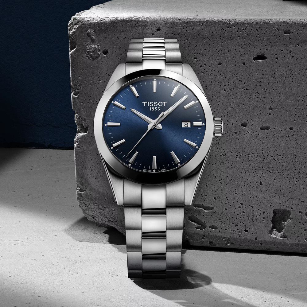 Tissot Gentleman Sapphire Blue Dail Men’s SWISS Watch – T127.410.11.041.00