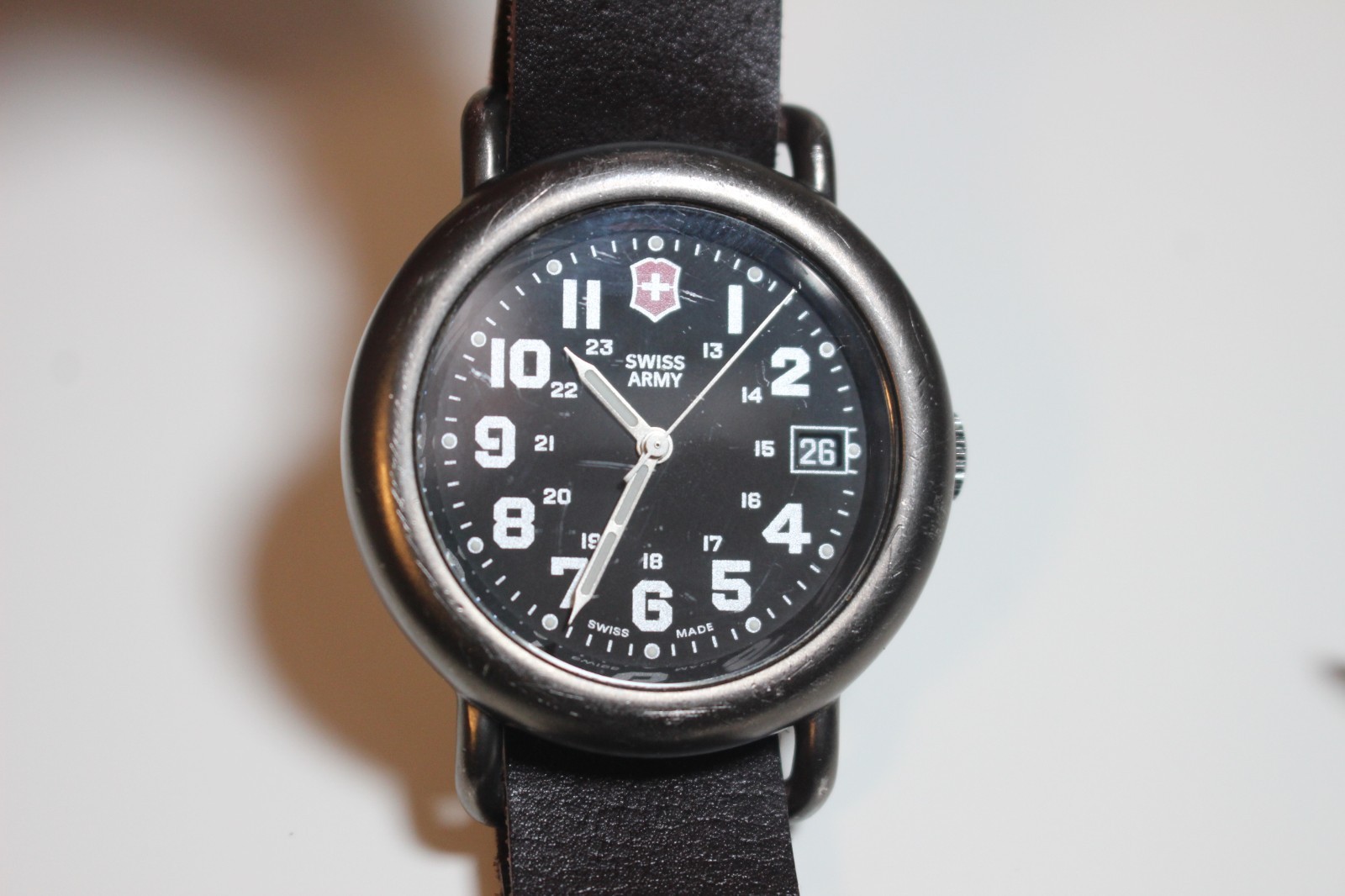 Victorinox Swiss Army Cavalry Field Watch Fresh Battery – GUC READ DESC