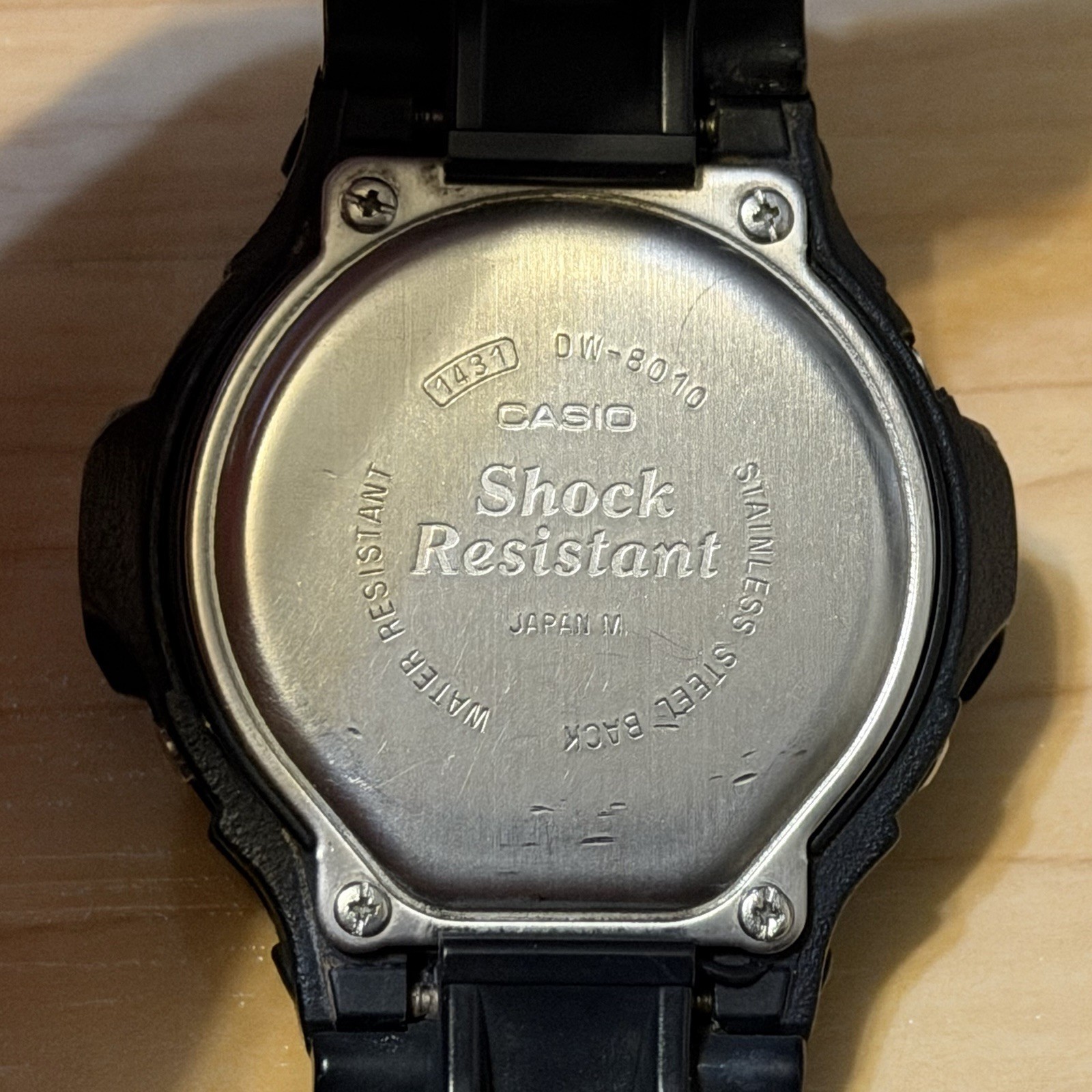 Casio G-Shock DW-8010G-1 Ship Backlight Illuminator 1431 Mod Digital Watch 8010