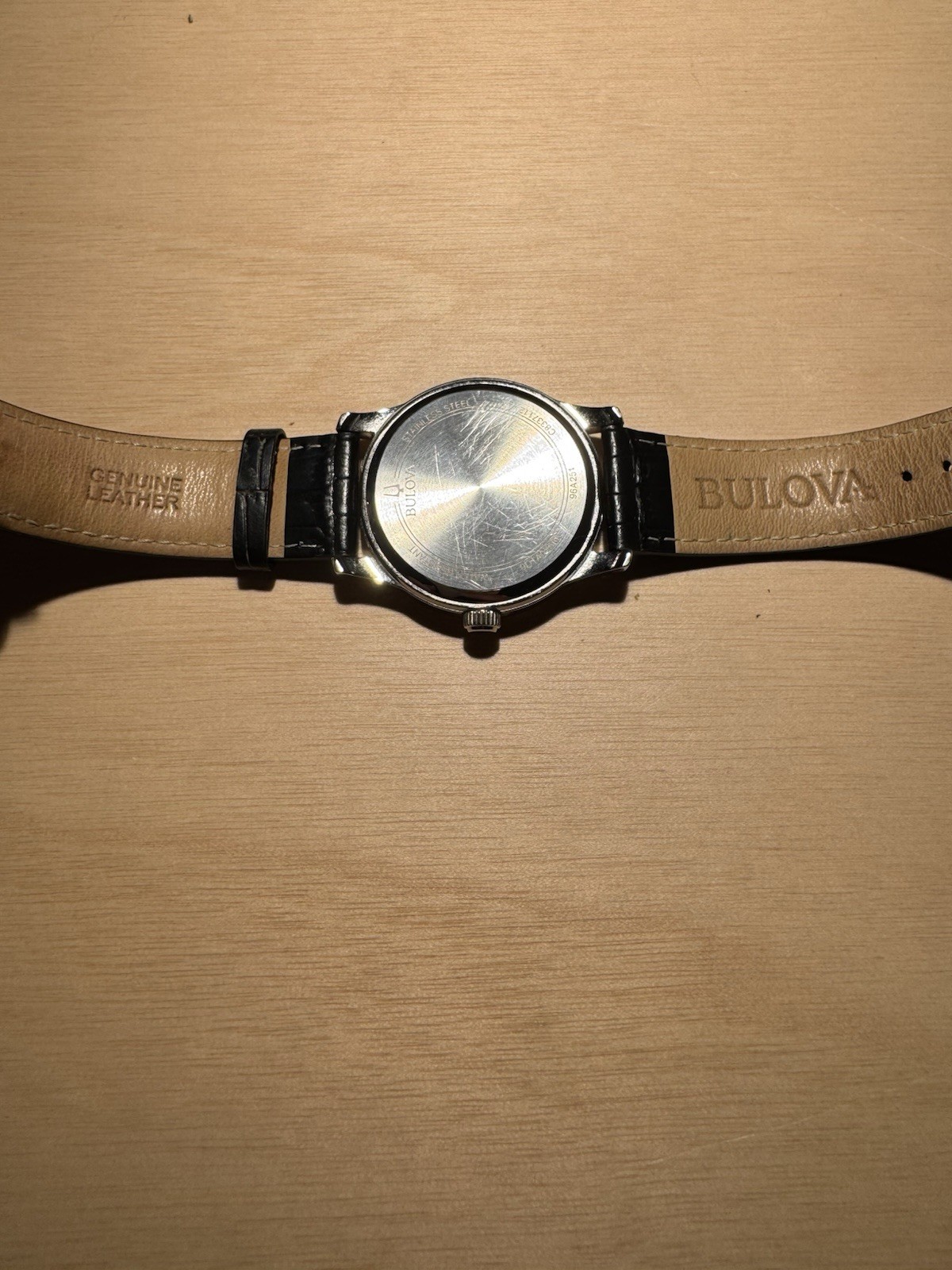 Bulova Men’s Quartz Watch 96A251 Leather