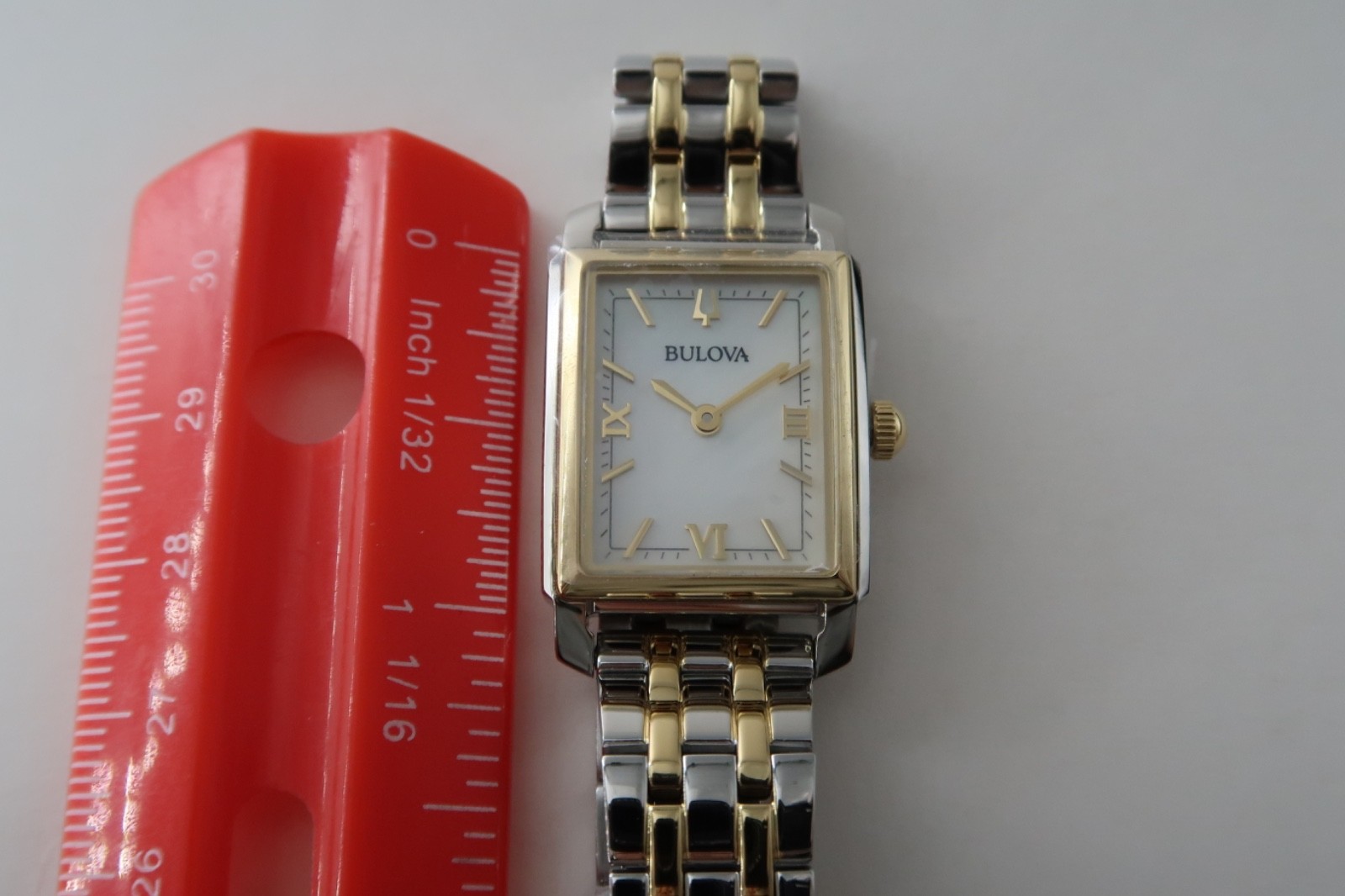🔥 $395 Bulova Sutton Ladies Two-Tone Stainless Steel Mother-of-Pearl Watch Dial