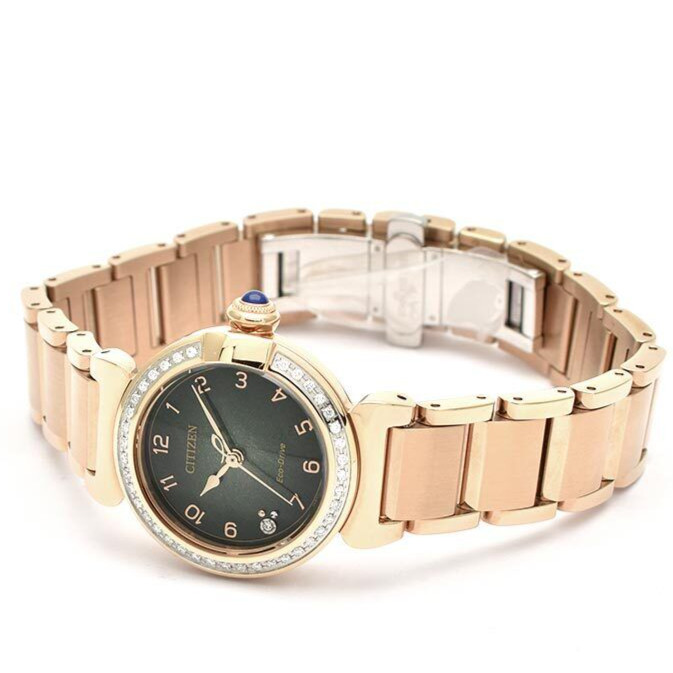 Citizen L EM1123-62X Quartz Green Dial 26 mm Watch