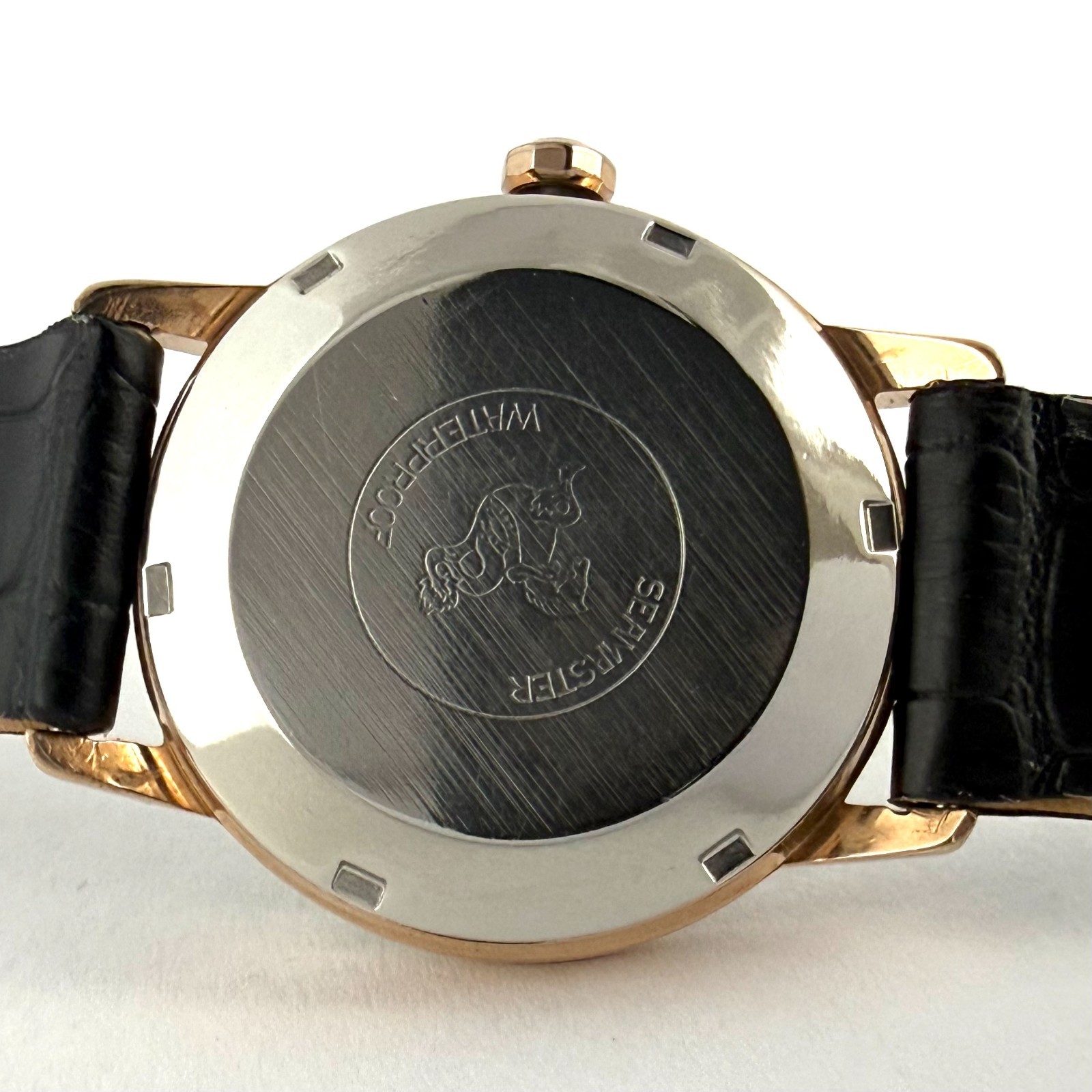 OMEGA SEAMASTER REF 166.037 SELF-WINDING QUICKSET DATE GOLD PLATED GENTS WATCH