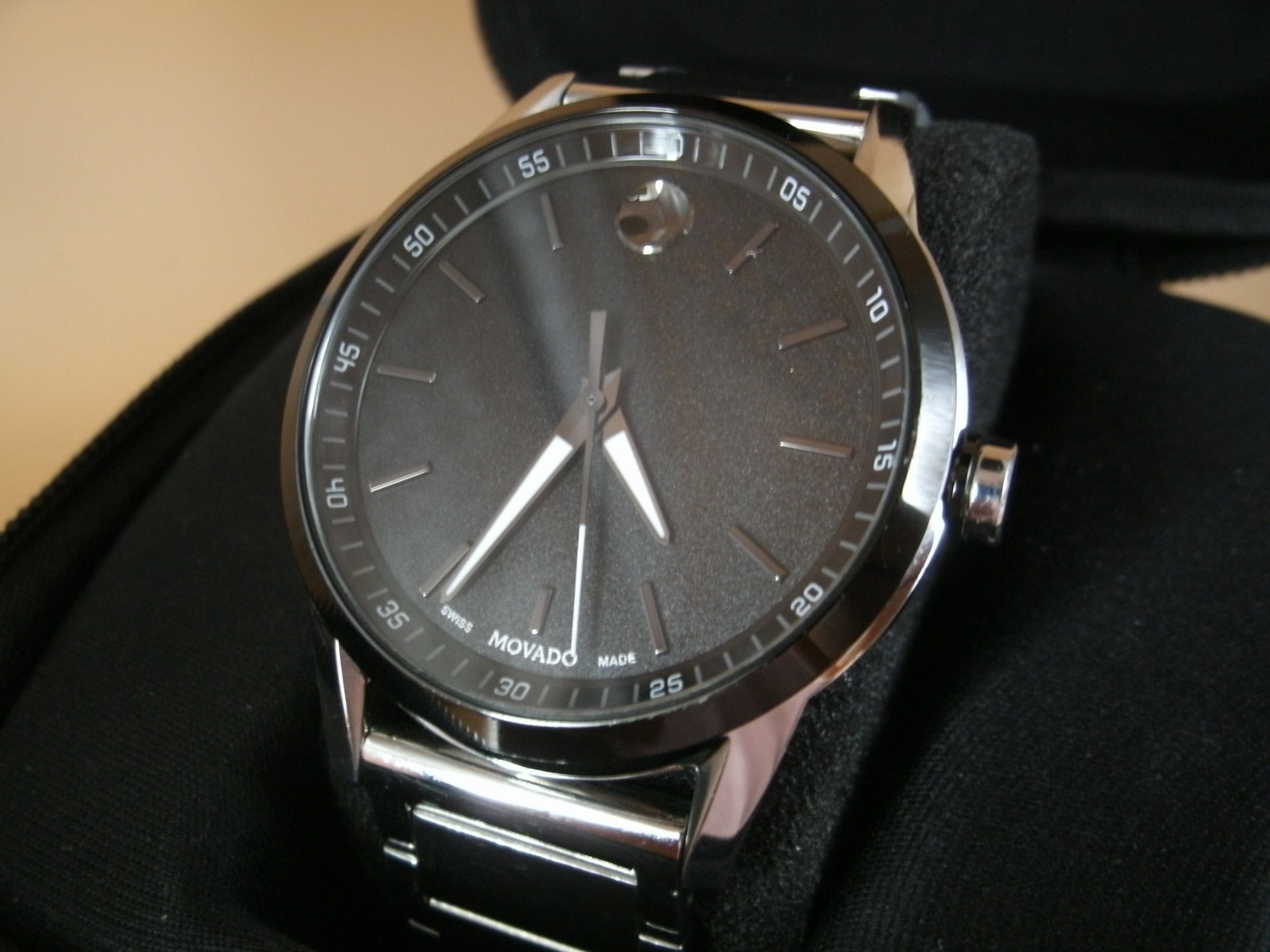 Movado Museum Sport watch, working and keeping time.