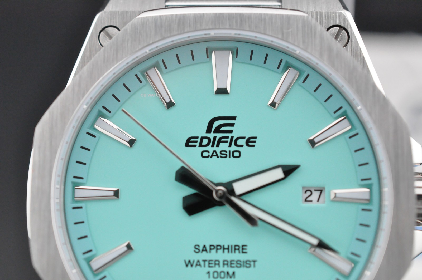 CASIO Edifce Sapphire crystal steel band Men’s watch EFR-S108D-2BV