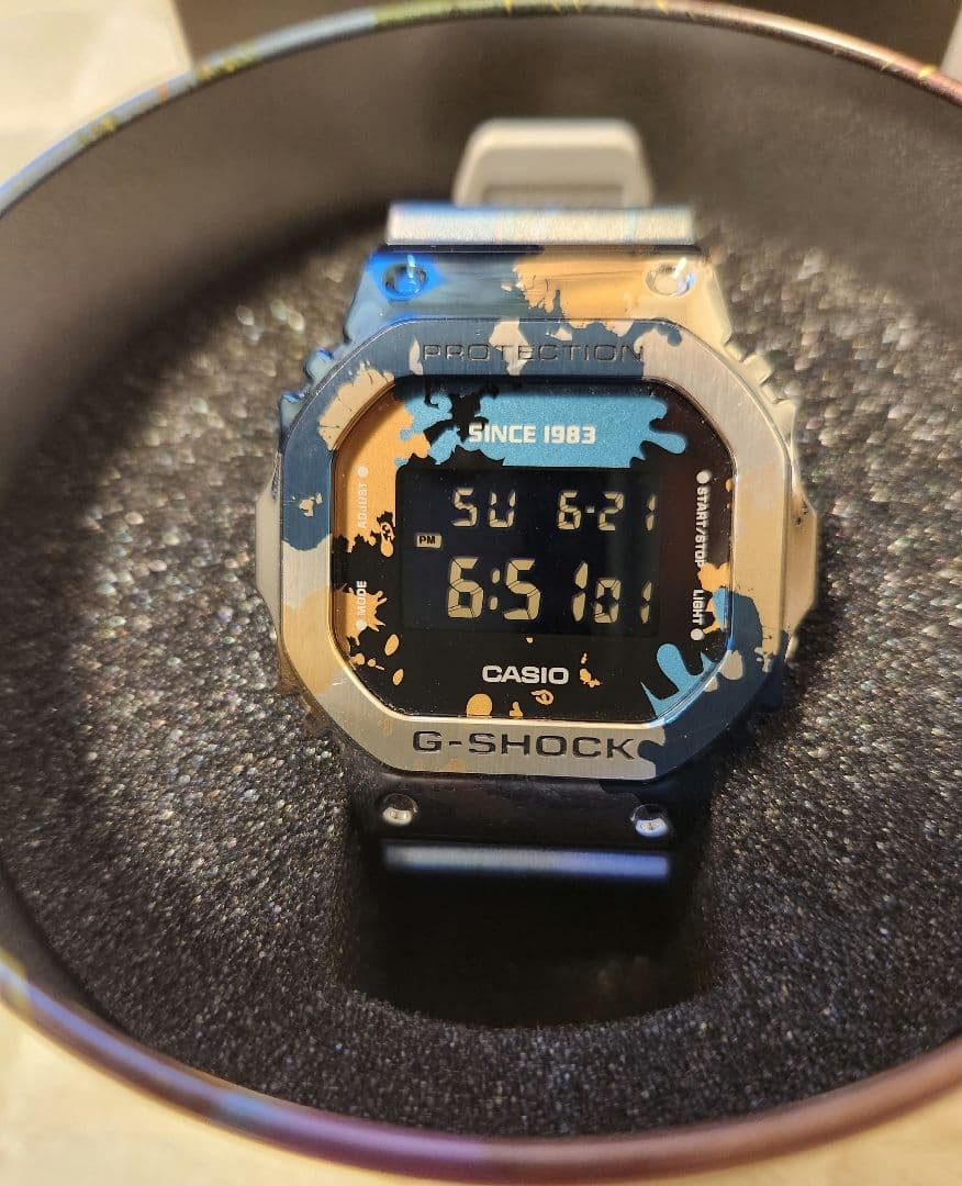 Casio G-Shock GM-5600SS-1JR Mens Street Spirit Silver wrist 21.5cm/8.5in