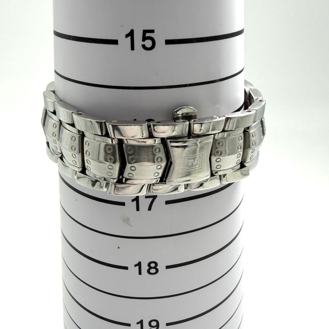 Fendi 3500G Men’s Quartz Watch Silver Zucca Roman Dial Japan 071771