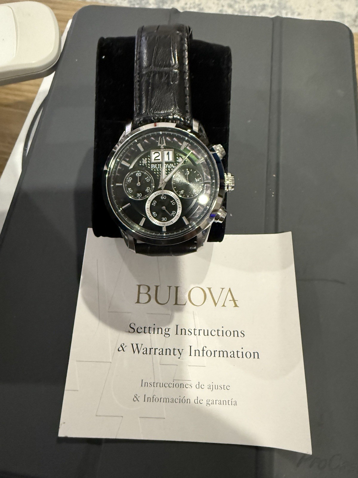 Bulova Sutton 44mm Stainless Steel Case, Deep Forest Green/Black dial