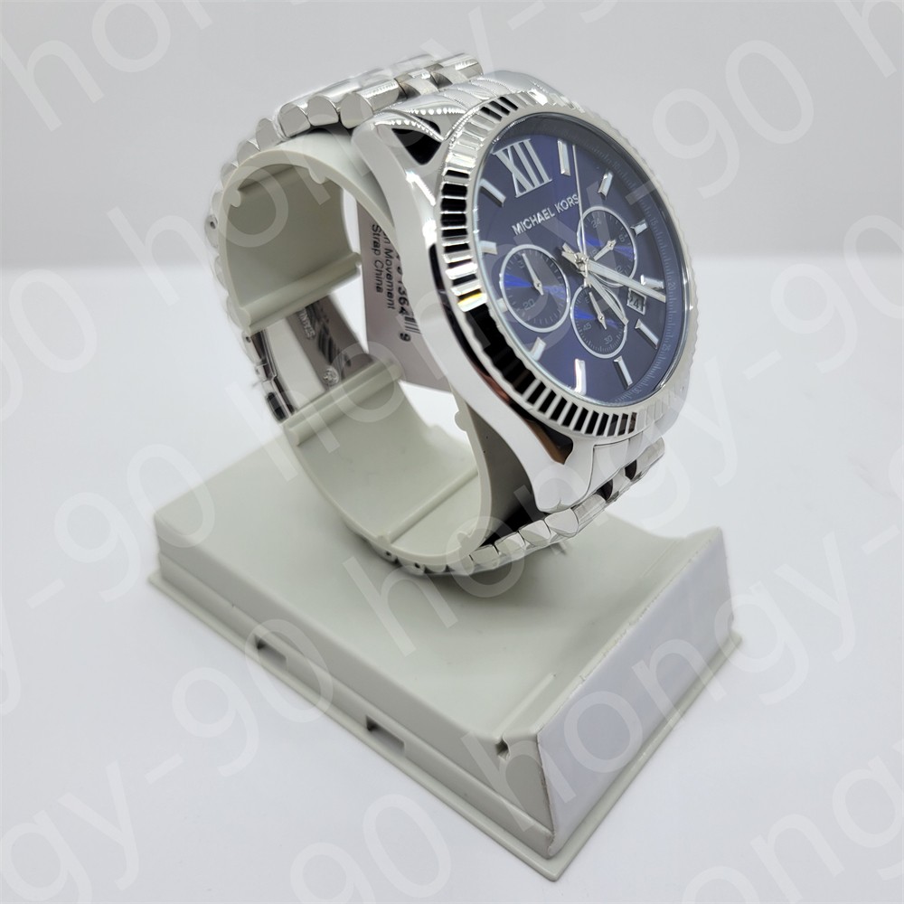 Michael Kors MK8280 Lexington Chronograph Navy Dial Stainless Steel Men’s Watch