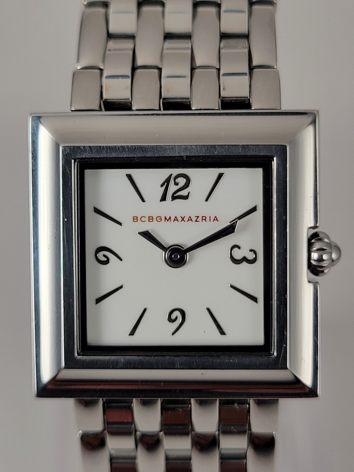 BCBCMAXAZRIA Women’s Stainless St 21x21mm Rectangle Water Resist 3 ATM