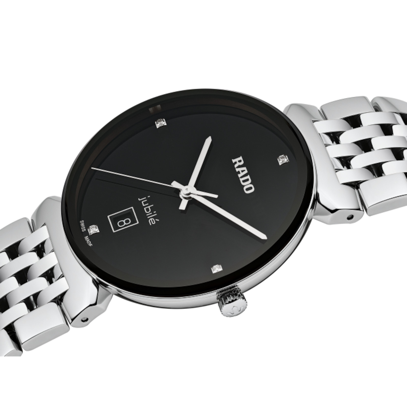 Rado Florence Classic Diamonds Stainless Steel Black Dial Men’s Watch R48912713