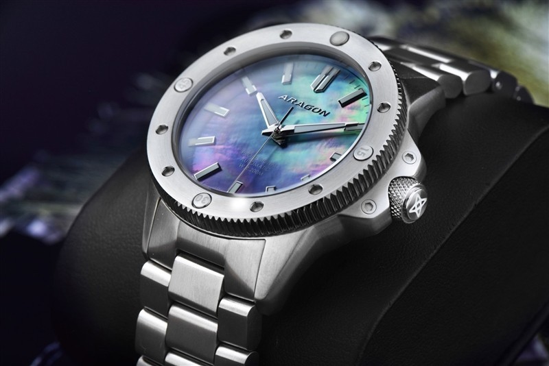 ARAGON Matador 42 NH35 Automatic Watch Blue MOP