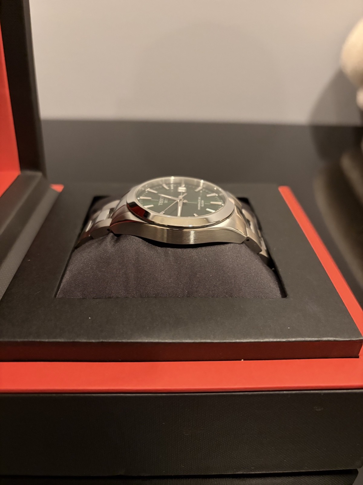 Tissot Gentleman Powermatic 80 Silicium Green Dial- T1274071109101 Full Set