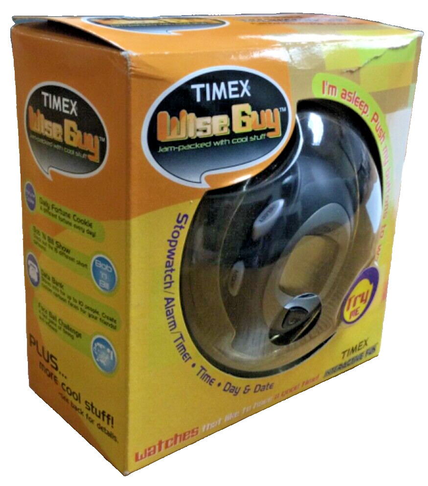 TIMEX WISE GUY INTERACTIVE FUN WATCH, DATABANK,ALARM, TIMER, 30M WATER RESISTANT
