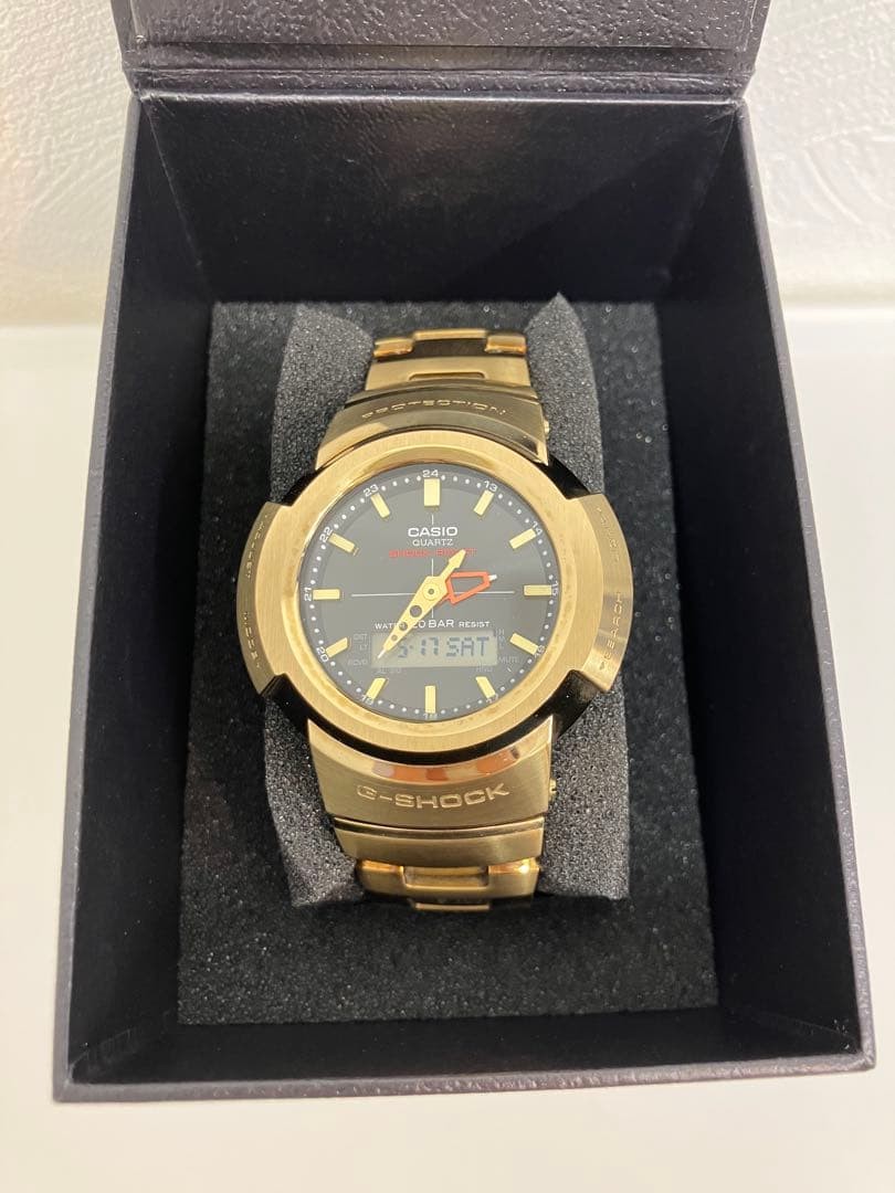 CASIO G SHOCK 5640 JA Gold Quartz Wristwatch