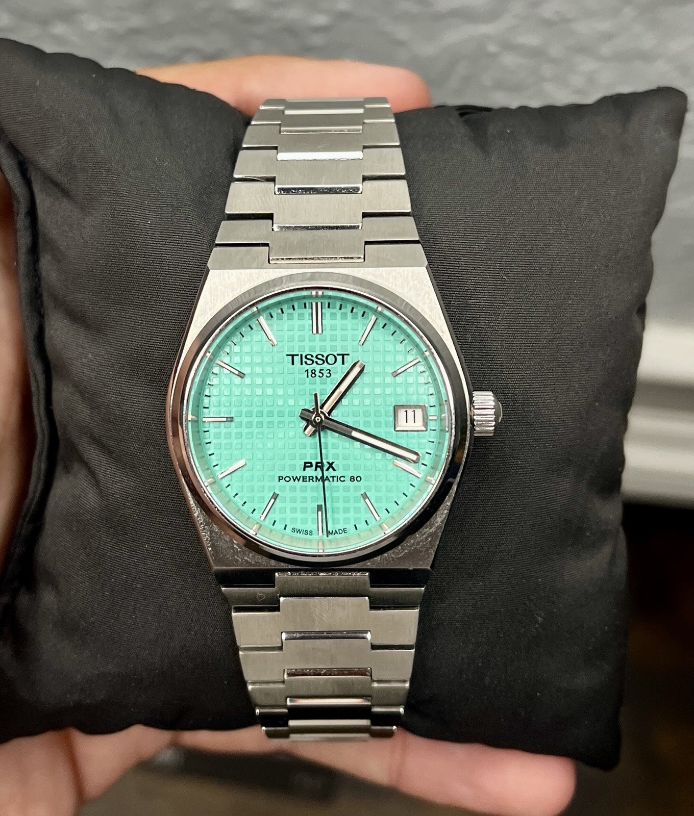 Tissot PRX Powermatic 80 Automatic Light Green Men’s Watch – T137.407.11.091.01