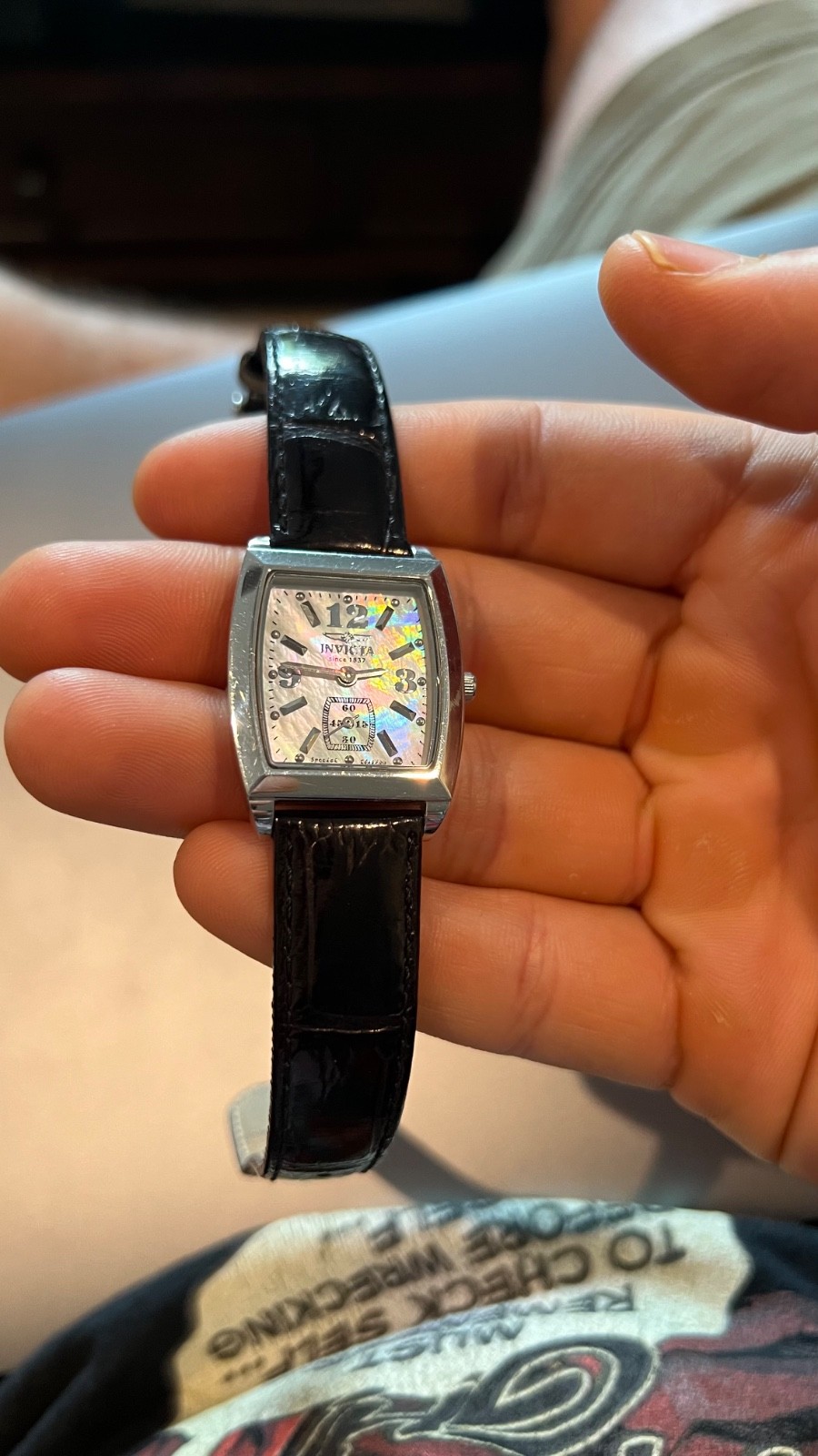 Invicta Model 2915 Special Edition Tonneau-shaped Watch