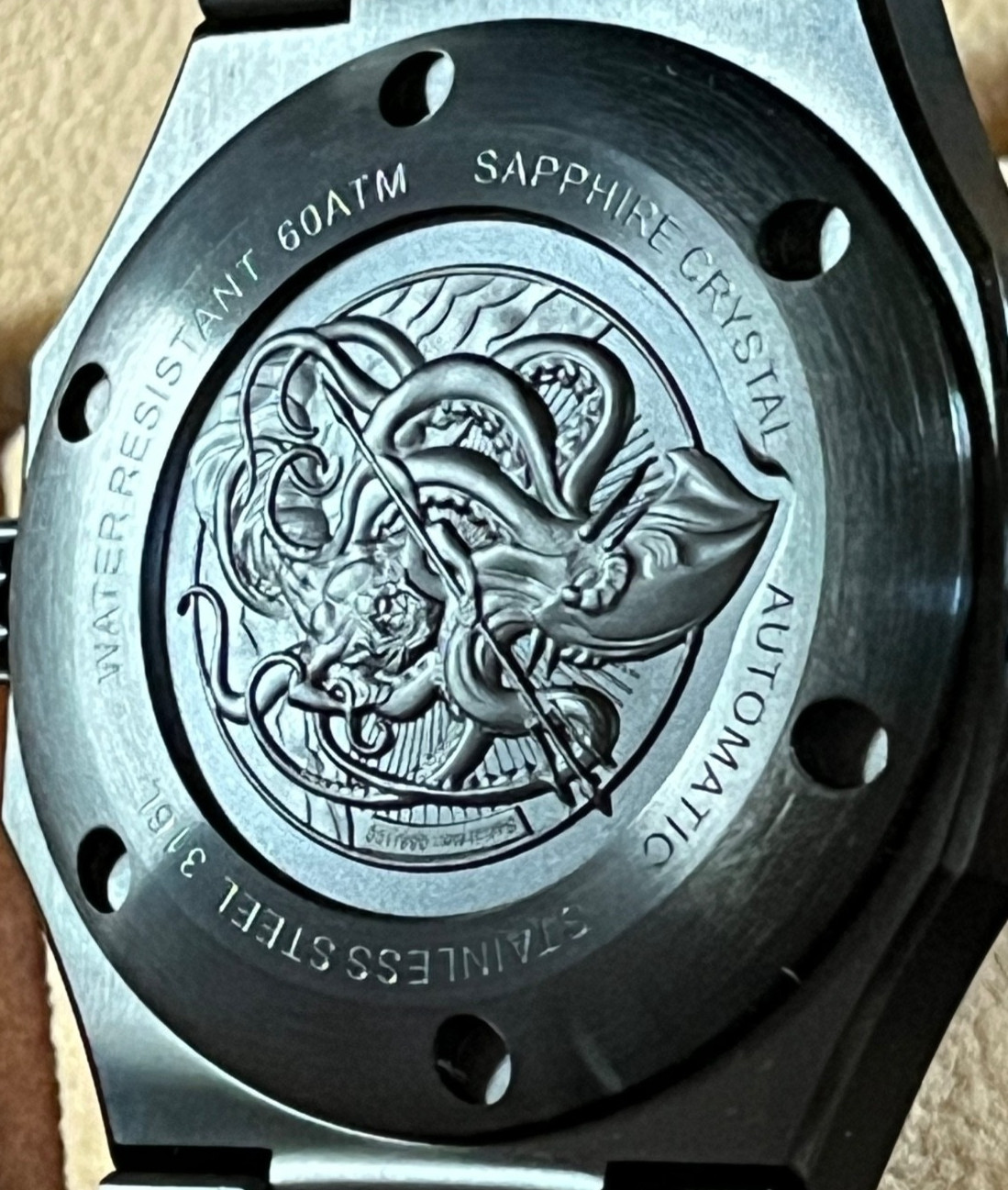 Ocean Crawler Bolt DLC – Red Automatic Men’s Watch