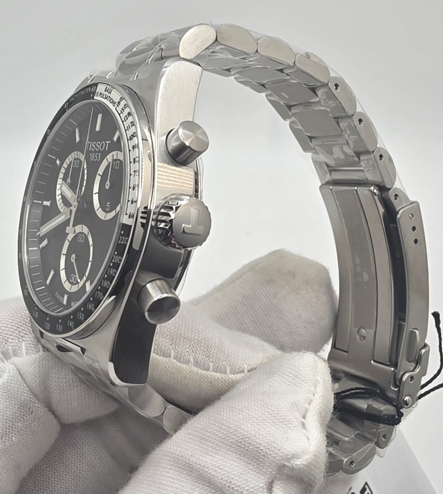 Tissot PR516 Chronograph 40 MM Black Dial SS Quartz Watch T149.417.11.051.00