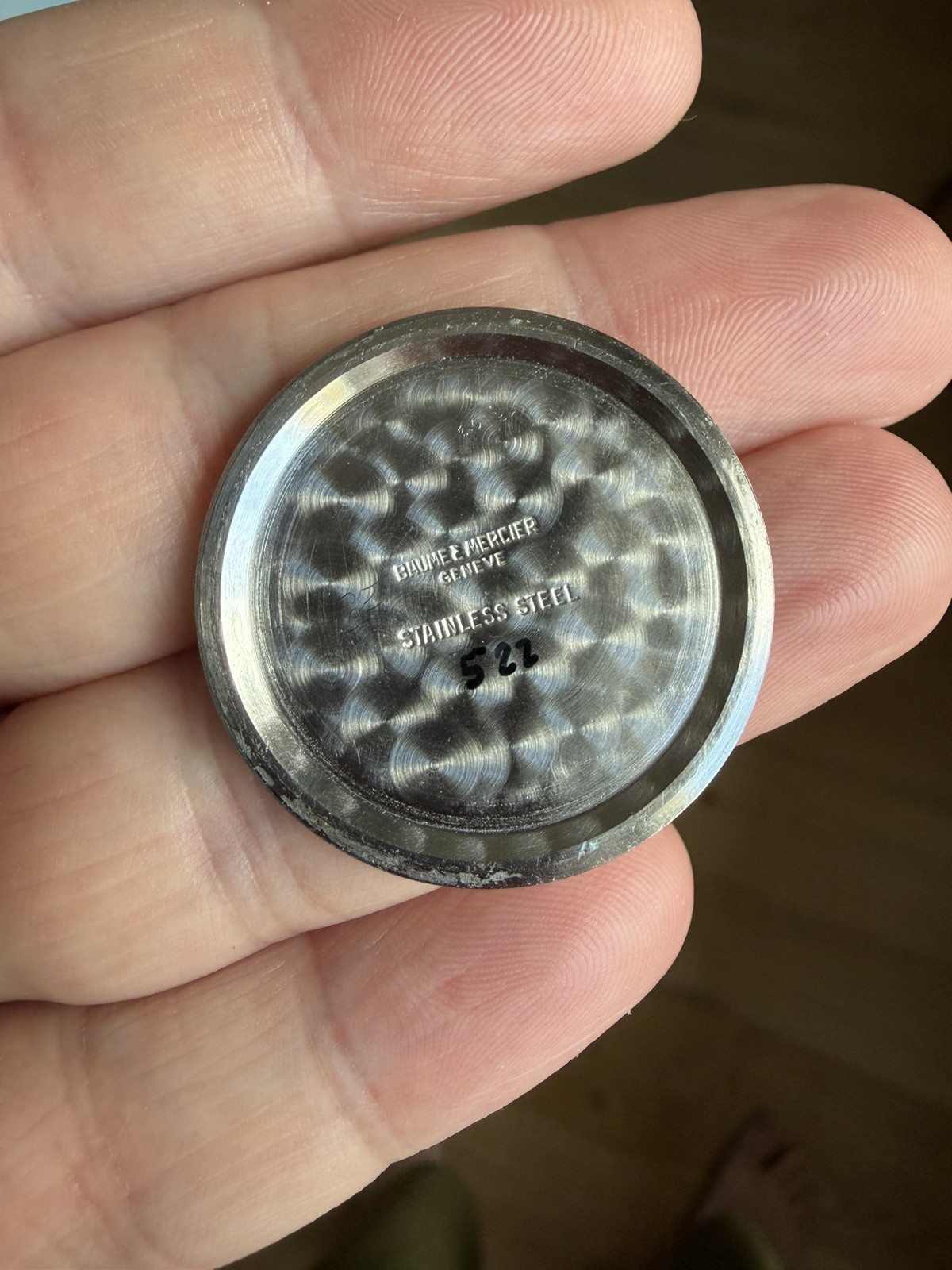 Baume Mercier Baumatic 1185 Vintage Micro Rotor Buren 34mm Unpolished