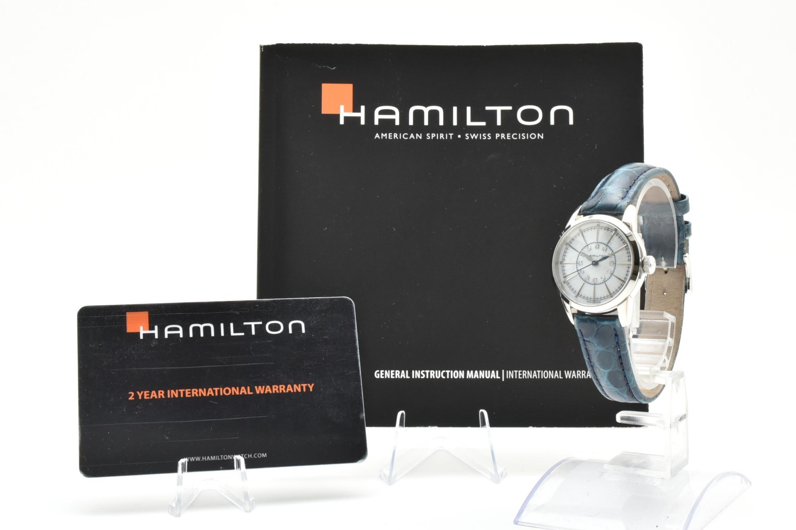 [N MINT /Paper] Hamilton Railroad H403110 Shell Dial 12P Diamond Qz Ladies Watch