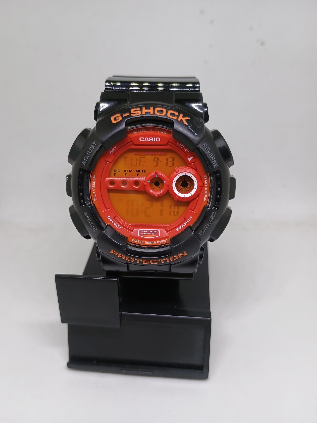 Casio G-Shock GD-100HC 3263 Black Orange Men’s Wristwatch Used