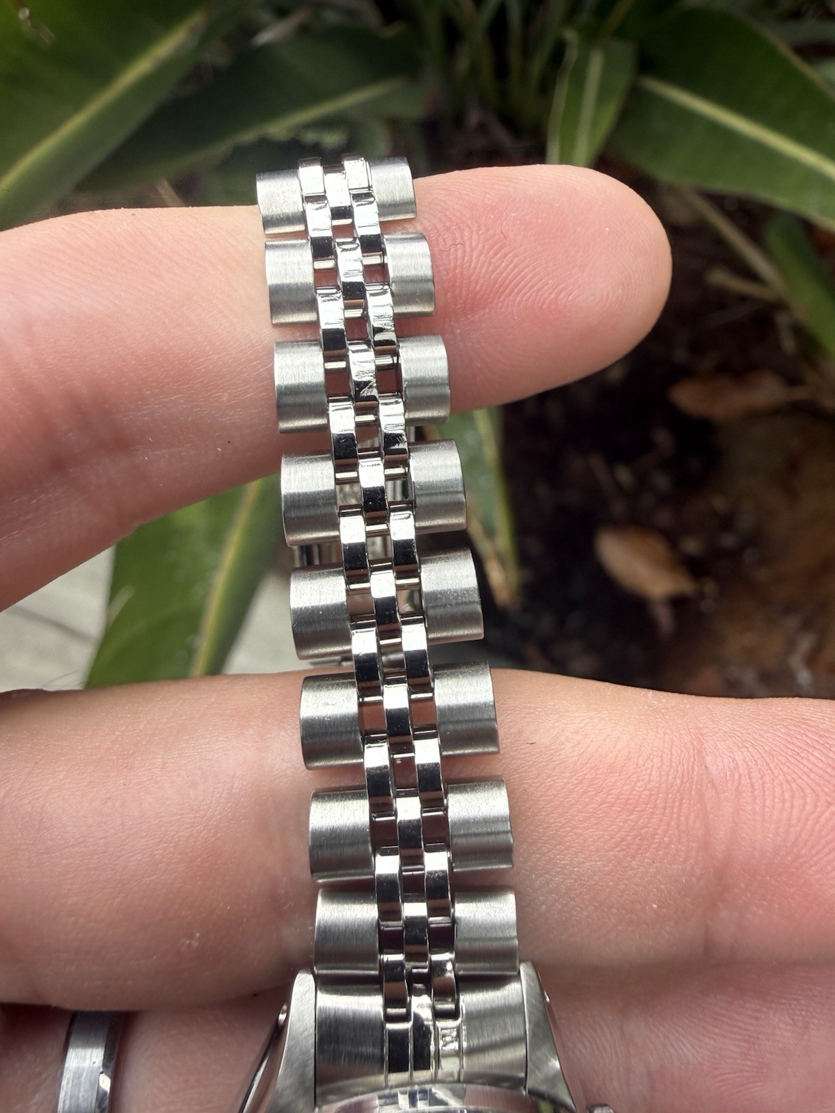Rolex Ladies Datejust Pink MOP Diamond Dial Diamond Bezel Jubilee Band